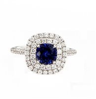 Anello Crivelli Donna ZAFFIRO in Oro bianco Zaffiro blu 0.98 Ct 320-R92676 - 320-R92676